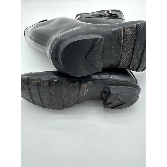 Hunter Original Women's Tall Rain Boots - Black 16’~USA SIZE 7M/8F - Picture 6 of 8